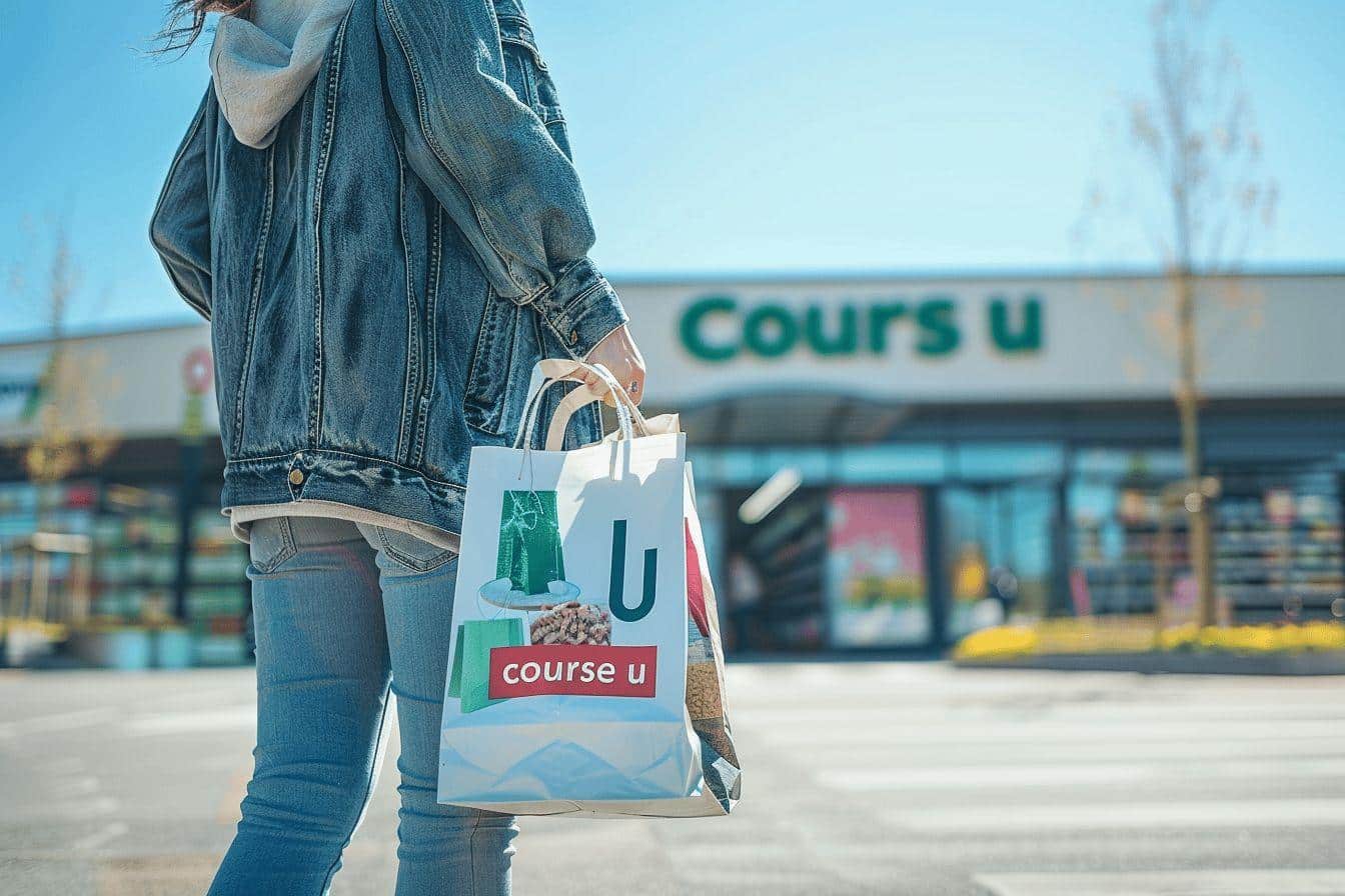 Comment récupérer ses courses au course u de Ales ?
